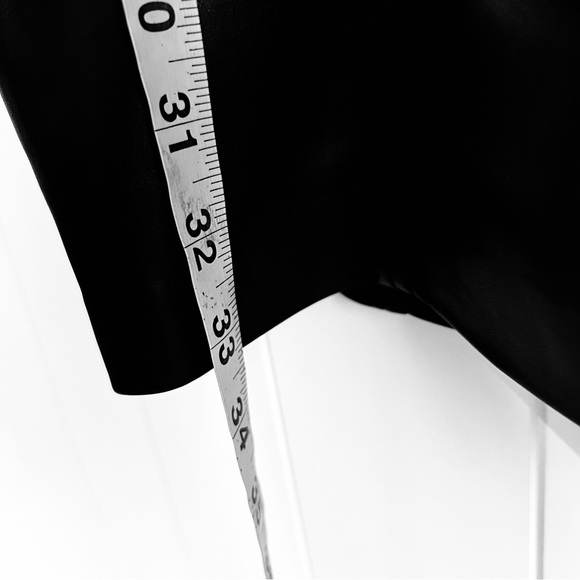 Generation Love NWT Estelle Vegan Leathet Mini Dress size L Black - Picture 9 of 13